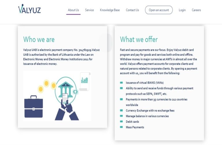 Valyuz Review – Exclusive IBAN for Corporate Entities